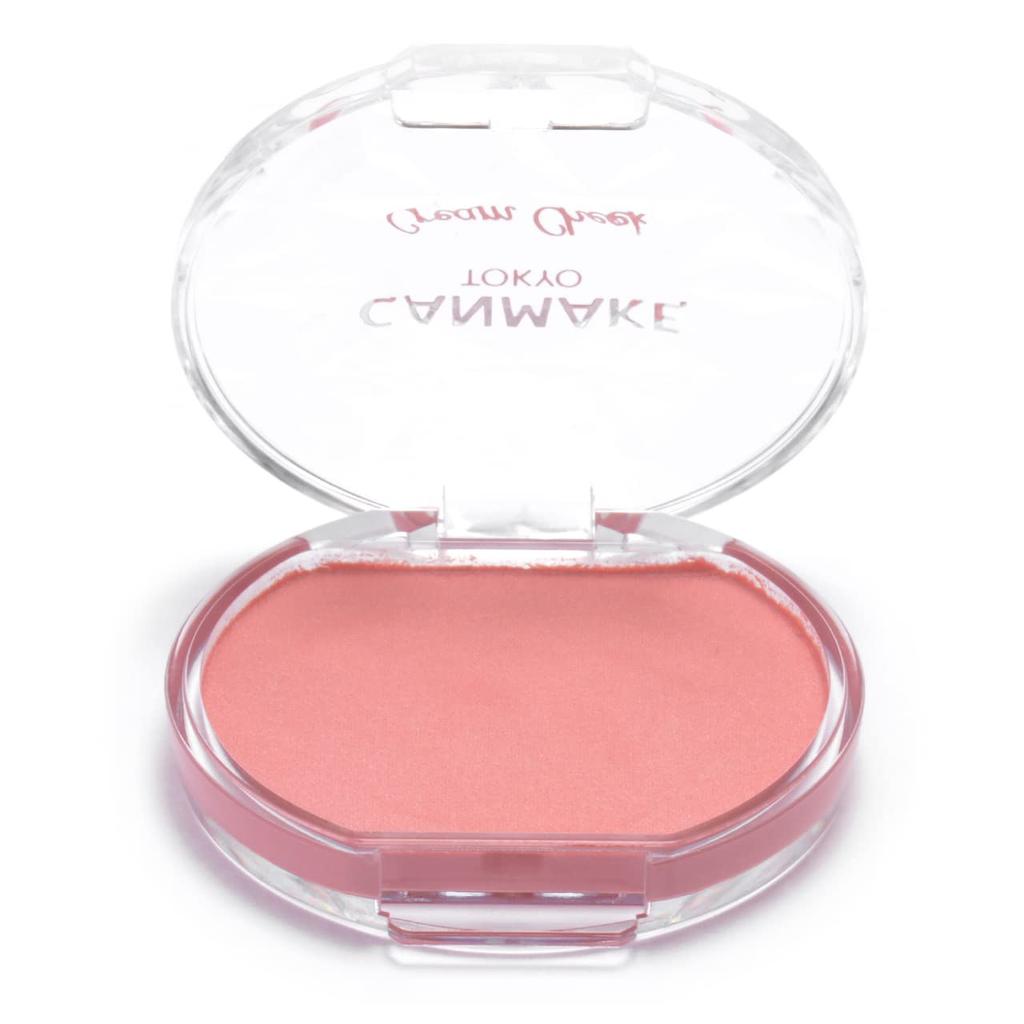 Canmake Cream Cheek M03 Macaron Fraise Fresh Smooth and (Matte Type) Cheek, Waterproof, 3.8g (x 1)