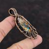 Spiny Oyster Copper Turquoise Pendant Copper Wire Wrapped Pendant Tree Of Life Pendant Handmade Jewelry Gemstone Pendant Copper Wire Jewelry
