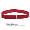 Women Belt Solid Color Stretch Adjustable Invisible Adjustable Lightweight Jeans Belt Fashion Accessory