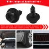 Dickno 10pcs Car Fender Liner Screw Bolts Auto Bumper Mud Flaps Wheel Well Screw