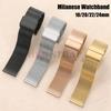 1.0 Mesh Milanese18mm 20mm 22mm 24mm Stainless Steel Strap 2.5mmThickness Wire Strap for DW High Quality Metal Watch Accessories