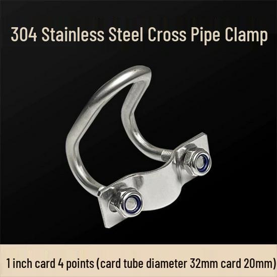 Stainless Steel Double U-Shaped Clamp for Delivery Bed/Galvanized Greenhouse Hose Tube Fastener