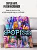 KPop Demon Hunters Blanket Rumi Mira Zoey Printed Flannel Throw for Home Leisure Camping Travel Fan Gifts