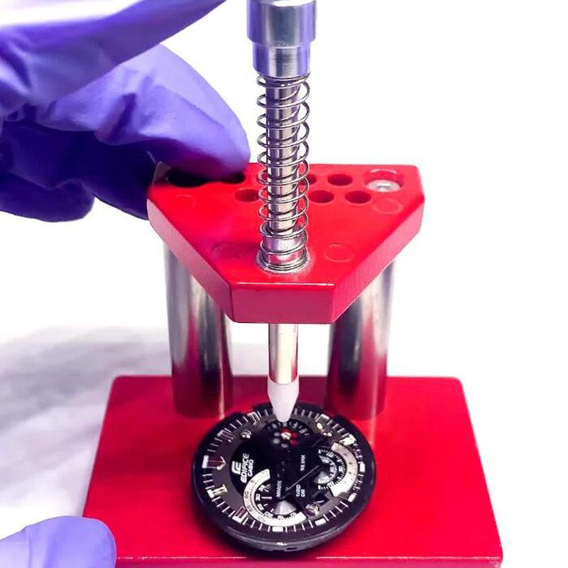Watch Hand Needle Remover Presser Portable Wristwatch Plunger Puller Accurate Parts Watchmaker Repair Fittings Tools Red