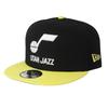 [New Era] Cap 9FIFTY Utah Jazz Yellow X Black