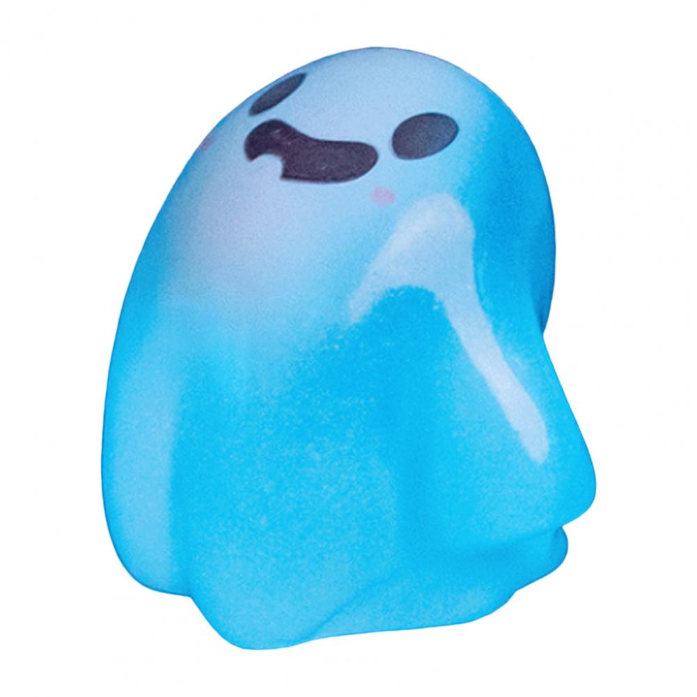 Halloween Mini Geisterfiguren mit Box Miniatur Leuchtende Geisterfigur Leuchtendes Winziges Geisterspielzeug für Heimparty-Dekoration