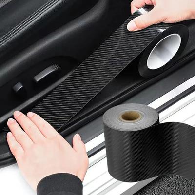 Adesivo per auto in fibra di carbonio nano Nastro protettivo per pasta fai-da-te Pellicola protettiva impermeabile per davanzale della porta specchietto laterale Nastro antigraffio
