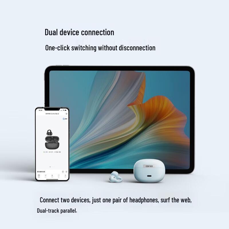 Edifier Comfo Clip Q Open-Ear Clip-On Bluetooth Earphones