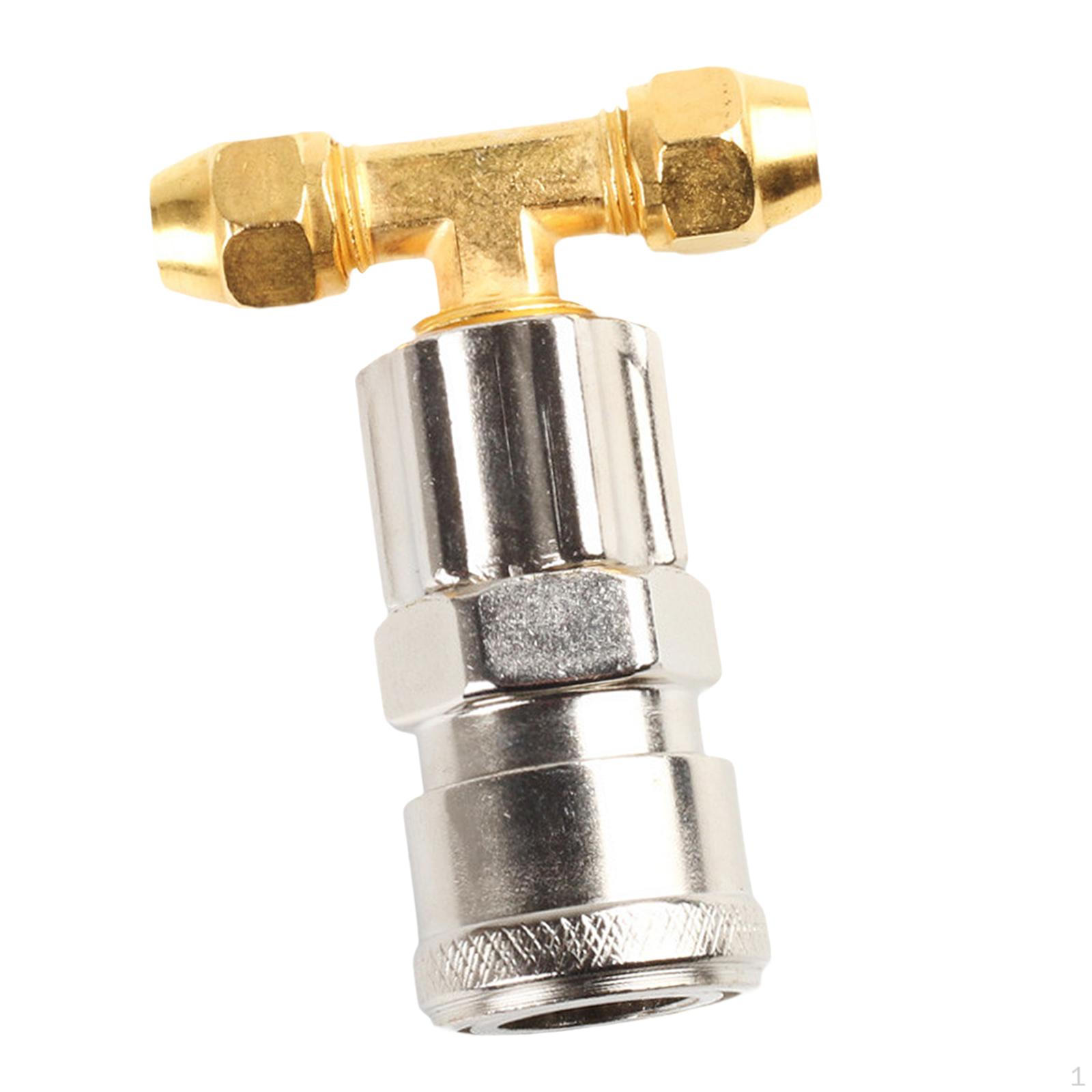 

сквозной 3-ходовой соединитель воздухозаборника инструмент для очистки пневматического фитинга высокого давления для Brass