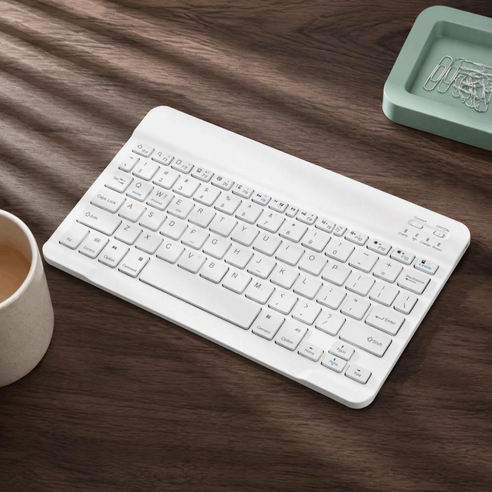 10 Inch Mini Keyboard Rechargeable Wireless Keyboard Portable Slim Keyboard Work From Home