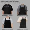 POFULL Nail Tech Supplies Bib Apron With Pockets - Stylist Gift for Nail Salon
