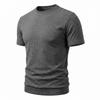 Men Simple Casual Old Money Textured Crew Neck Short Sleeve T Shirt