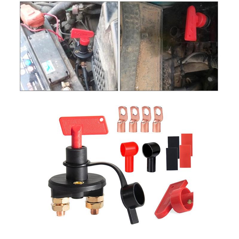 12V/24V Battery Circuit Breaker Battery Isolator Switch For Tractors Ship Car Truck Vehicle Main Switch Interior Parts Accessory