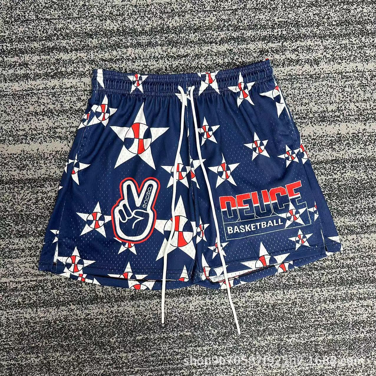 

Американские уличные баскетбольные шорты высокой плотности - Быстросохнущие и дышащие для тренировок M