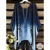 T-Shirts Women Fashion Fake Denim Print Elegant Splicing Graphic O-Neck Medium Stretch Four Seasons Short Sleeve Woman Clothes