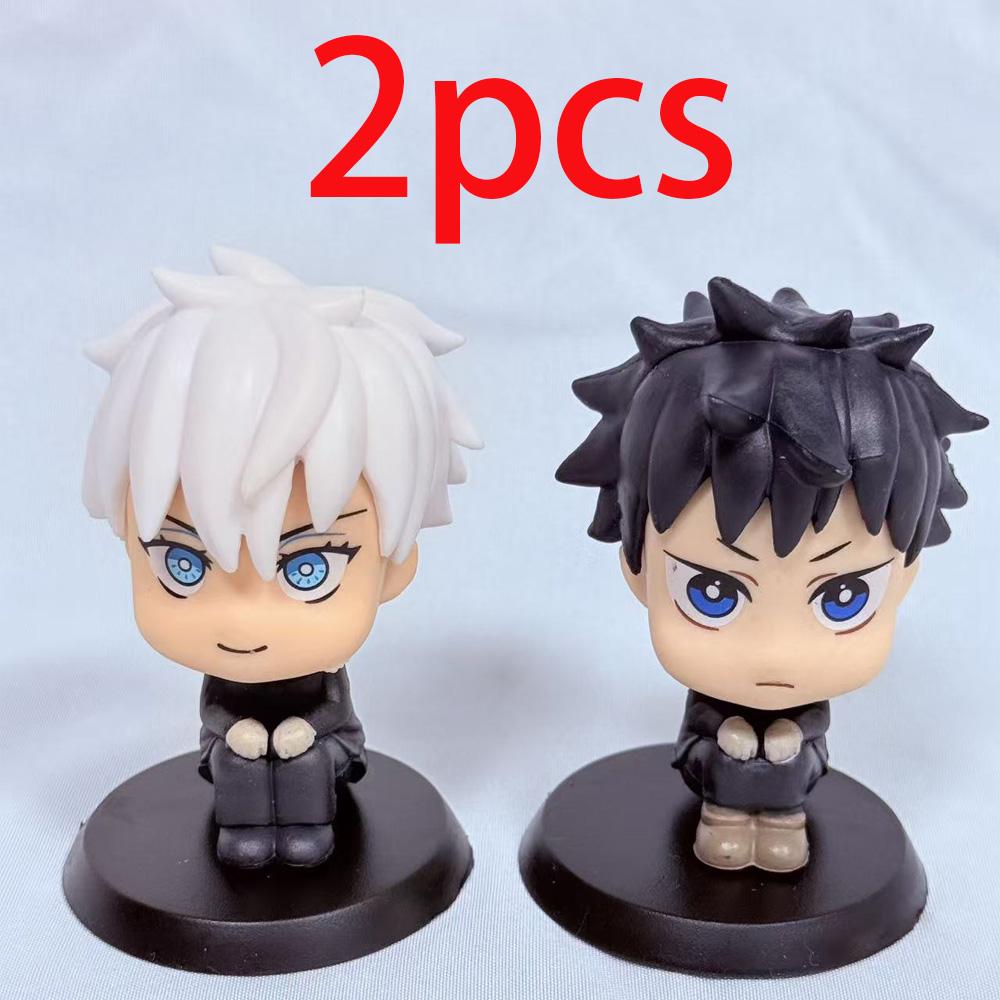 1-5pcsOriginal Jujutsu Kaisen Anime Figure Look Up Kkotsu Yuta Geto Suguru Anime Figure Q Version Cute Model Toys