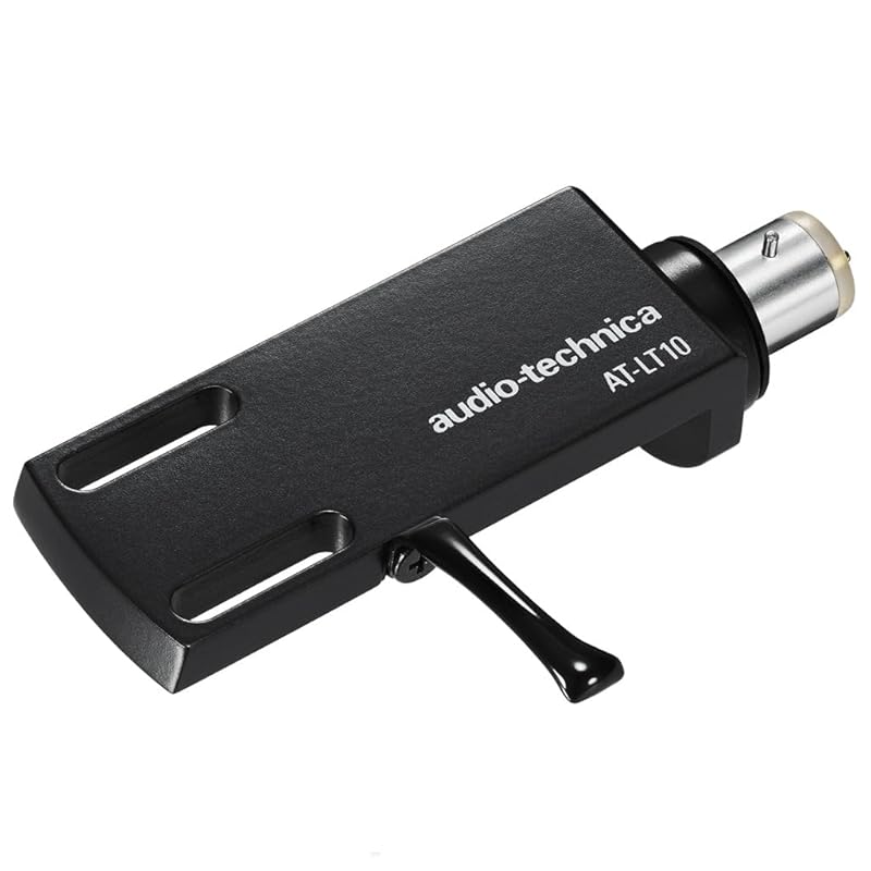 Audio-Technica AT-LT10 Headshell, Lightweight Die-Cast Aluminum, Matte Black