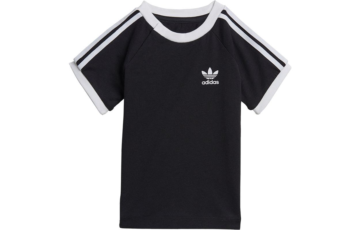 Adidas Originals Kids T Shirts Crew Neck Moderate H35545 92