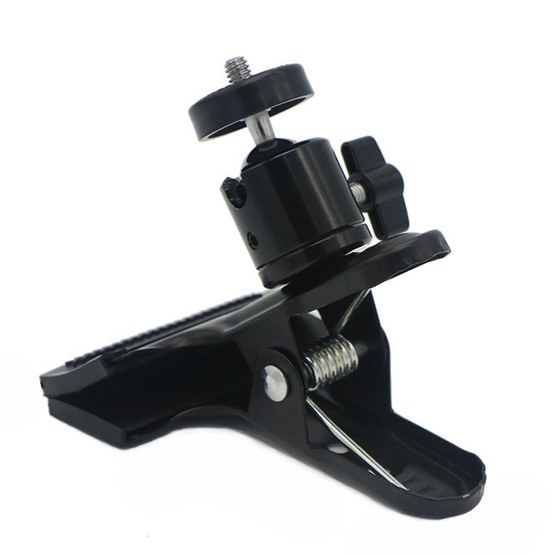 

1Pcs Flash Holder Mount Half Metal Camera Clamp With 360 Swivel Photography Ball-Head 1/4 Threaded Screw For Camera Tripod Slr One Size