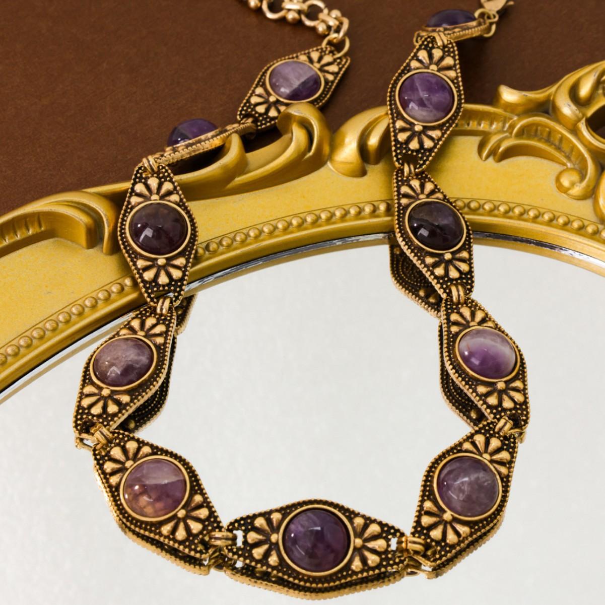 

Medieval Vintage High-end Earrings With French Court Temperament Geometric Color Preservation