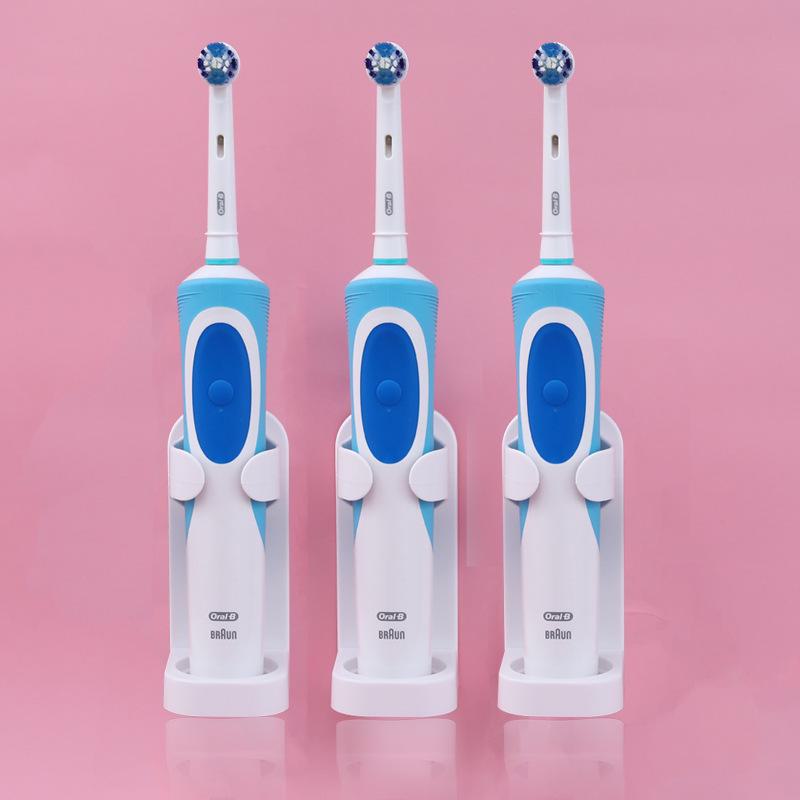 Punch-Free Universal Electric Toothbrush Holder - Bathroom Storage Rack