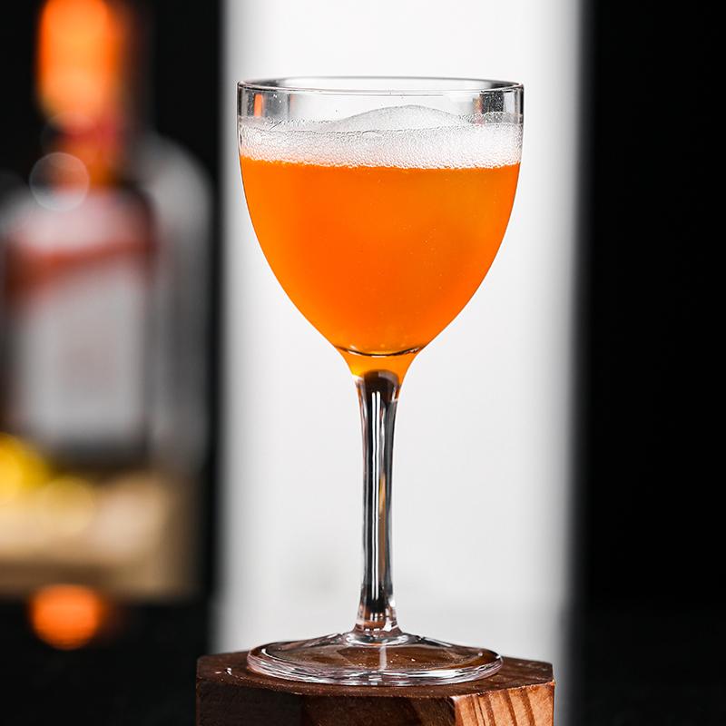 Nick and Nora Coupe Cocktail Glasses - Handblown Set of 4, Vintage Coupe Glass To Serve a Manhattan, Martini,Aperitif, Algonquin