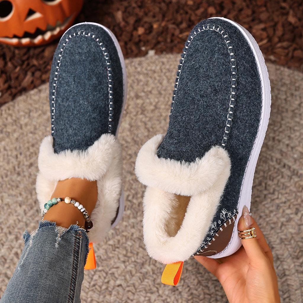Schuhe Herren 2025 neue Herrenschuhe Winter Samt verdickt Schneestiefel rutschfest Ein-Pedal Herrenstiefel warme Schneestiefel