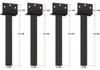 4pcs Multifunctional Adjustable Furniture Legs with Installation Tools and Screws Support Rod Home Column Bracket Furniture Legs