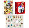 [Amazon.co.jp Exclusive Bonus: Original Acrylic Ornament] Nintendo Switch (OLED Model) Joy-Con (L)/(R) White + Super Mario Party Jamboree - Switch