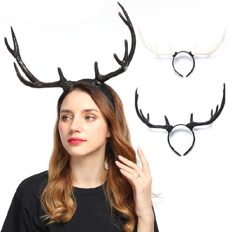 Geweih-Haarreif Halloween Kopfschmuck Weihnachts-Kostümparty Haar-Accessoires
