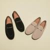 Britischer Sommer-Suede-Leder-Loafer: Mattierte, Atmungsaktive Slipper für Geschäft & Freizeit