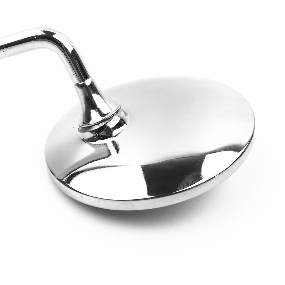 Černé/Chromové Motocyklové Zpětné Zrcátko Elektrické Kolo Zpětná Zrcátka Moped Boční Zrcátko 8mm 10mm Kulaté