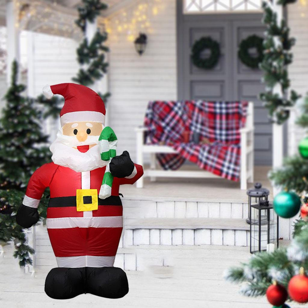 

Inflatable Toys 120cm Decor Doll Welcome Arches Santa for Outdoor US Adaptor