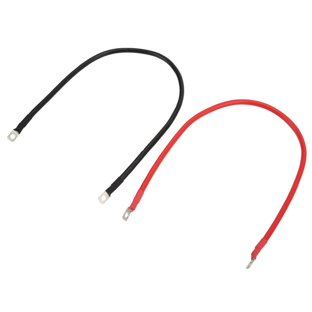 2pcs Battery Inverter Cable Red Black 8AWG Gauge Flexible PVC Waterproof for Car Boat Solar Energy