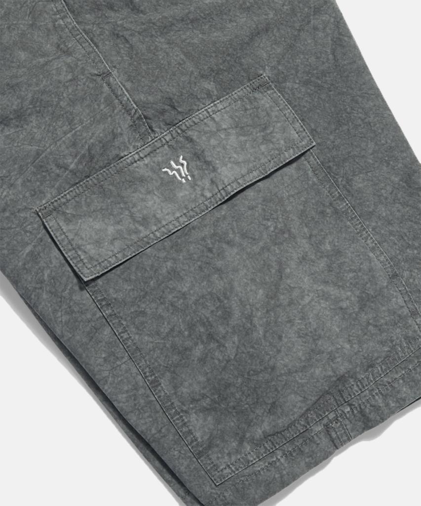 FIDO DIDO Vintage Washing Cargo Bermuda Pants Charcoal