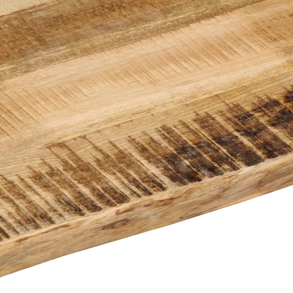 Vidaxl Tabletop with Natural Edge, 140X60X3.8 Cm, Mango Wood