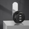 2Pieces Combination Lock 3 Digit Code Cams Lock Accessory for Drawers and Cabinet Sturdy Zinc Alloy Materials Use