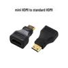 Mini HDMI to HDMI Adapter: Male-to-Female High-Definition Conversion for Large to Small HDMI Connections.