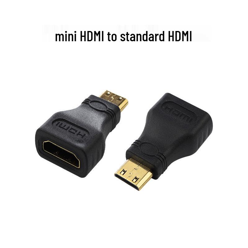 Mini HDMI to HDMI Adapter: Male-to-Female High-Definition Conversion for Large to Small HDMI Connections.