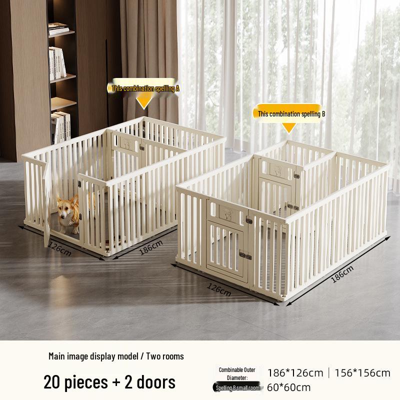 Little Tiger Tagor Minimalist Indoor Pet Fence: 75CM Isolation Barrier for Medium and Small Dogs