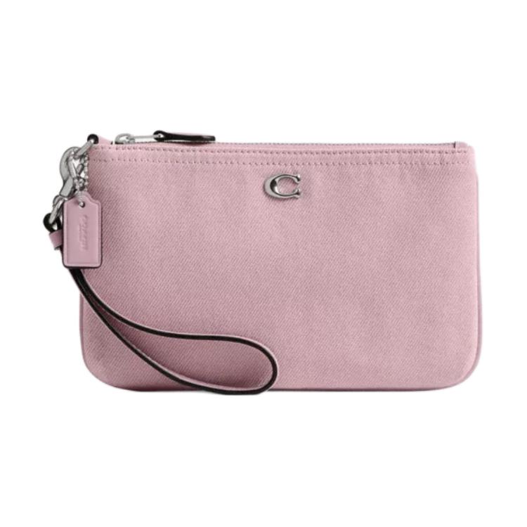 Coach Essential 19 Letter Logo Leather Wallet Small Women wallet Pink CBO81-LHY24 Pink