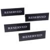 Novo Conjunto de 4 Placas de Mesa Acrílicas Sinal de Mesa Reservada para Hotel Restaurante Sinal de Lembrete para Decorações de Casamento Festa de Aniversário