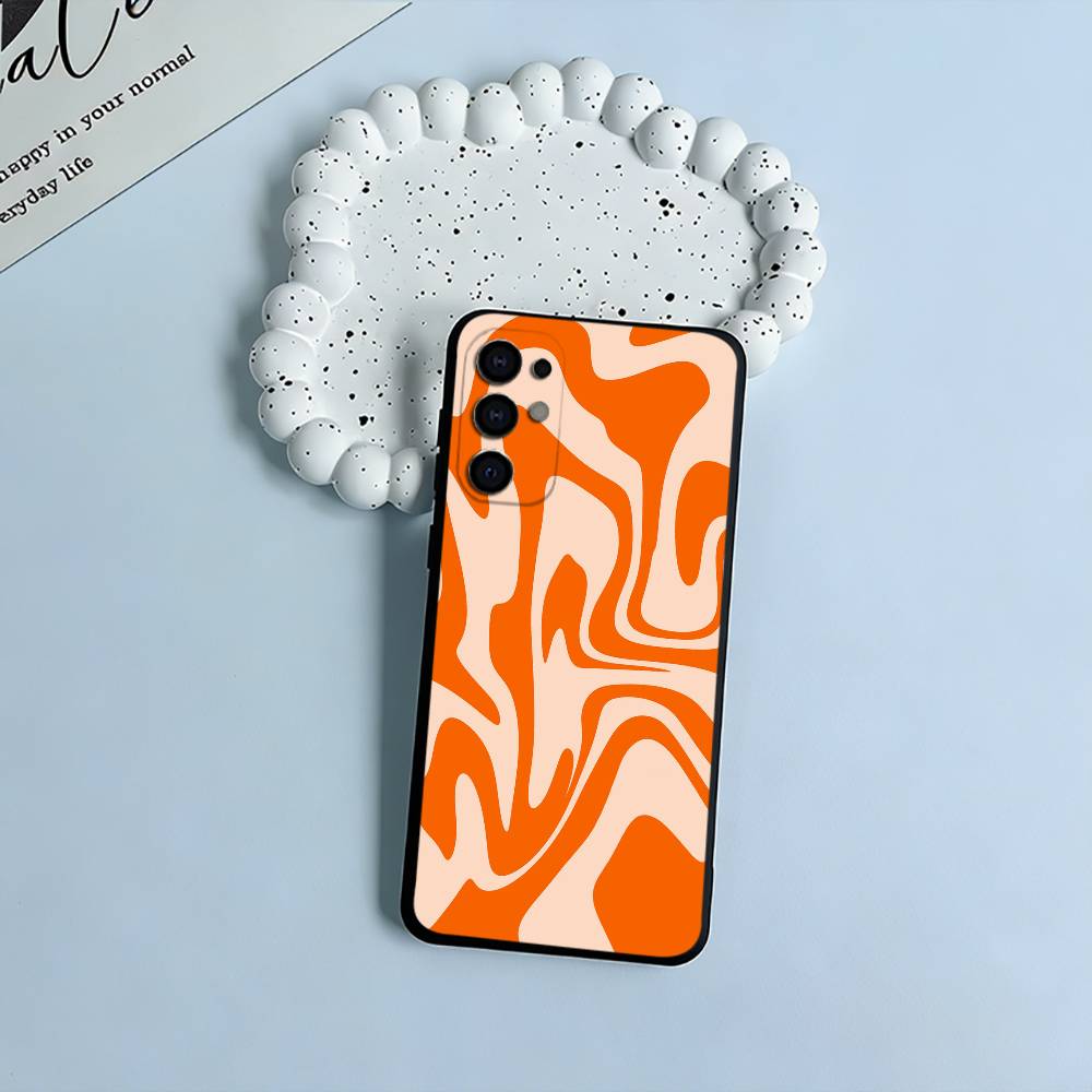 Abstract -FluidWavy Pattern Phone Case For Samsung S25,S24,S21,S22,S23,S30,Ultra,S20,Plus,Fe,Lite,Black Soft Silicone