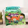 1pc, Adorable Anne Boonchuy and Friends Themed Cartoon Blanket Seasonal Home Decor Gift for Family and Friend Soft Throw Blanket, Outdoor, Living