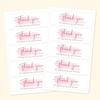 120pcs Thank You for Your Order Sticker 1x3 Inch Labels for Envelope Sealing Small Business Decor Thanks Stickers Supplies X3UC