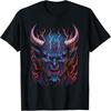 Japanese Oni Mask Demon Face Art Skull Devil Harajuku T-Shirt