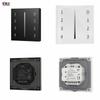 AC110V-240V 4 Zones Touch Panel 0-10V Dimmer T18-1 4CH Channel Glass Controller For SMD5050 Single Color LED Strip Lights Ribbon