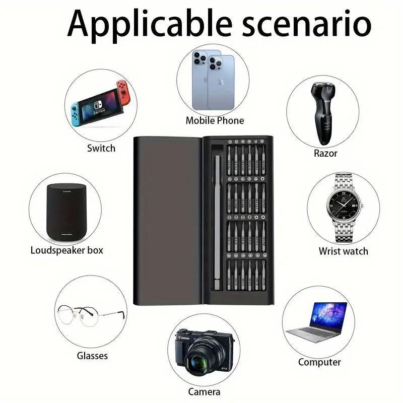 25 In 1 Screwdriver Set Magnetic Screwdriver Kit Bits Precision Electric Laptop Iphone Screwdrivers Small