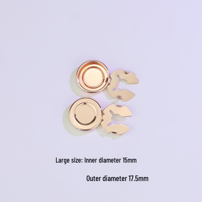 Turtle Buckle Copper Cuff Button Cover DIY Shirt Accessories