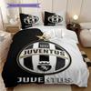 Set tre pezzi Orgoglio Heritage Juventus (1 * copripiumino + 2 * federa, senza nucleo) Copripiumino e federa morbidi e confortevoli